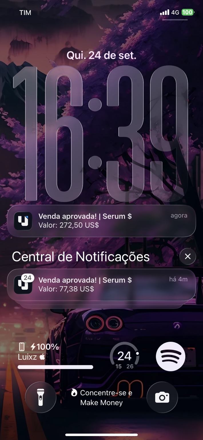 Print real de resultado em vendas — 1